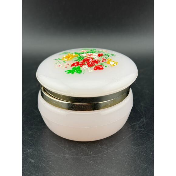 Vintage Pink Floral Trinket Box - Picture 1 of 6